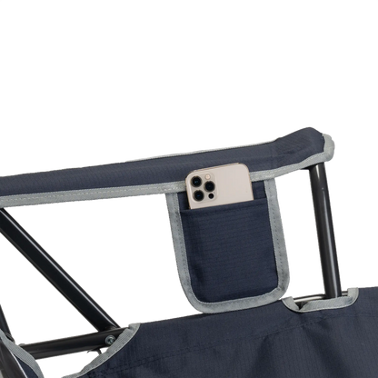 Luxury Camp Comfort Pro Rocker - Choice 375 - Patented Spring-Action Rocking Chair for Camping Detail