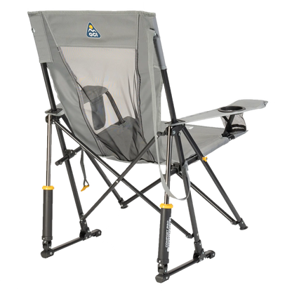 Luxury Camp Comfort Pro Rocker - Choice 375 - Patented Spring-Action Rocking Chair for Camping Detail