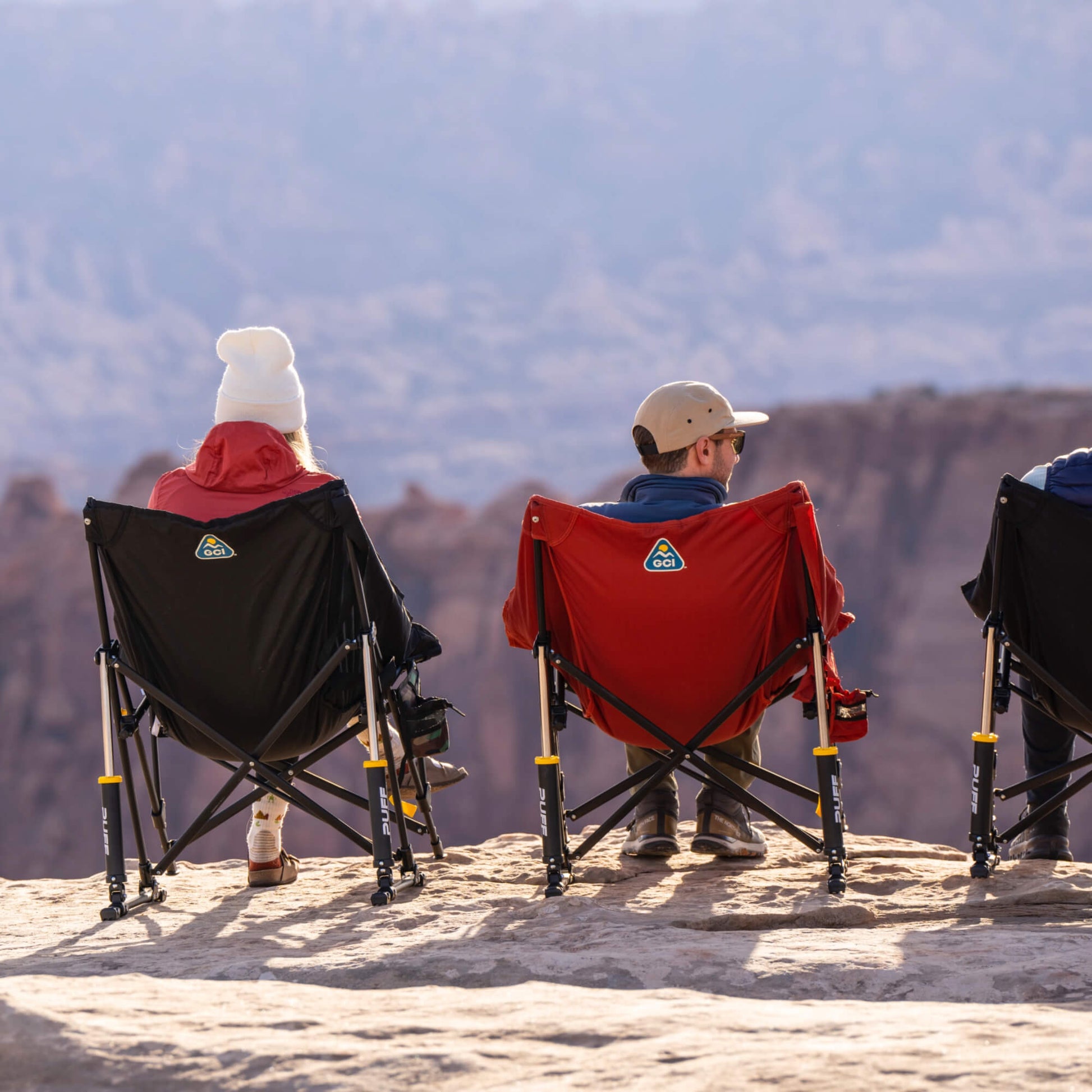 Smooth Motion Puff Rocker - Choice 731 - RoadTrip Rocker Smooth Motion Camp Chair Detail