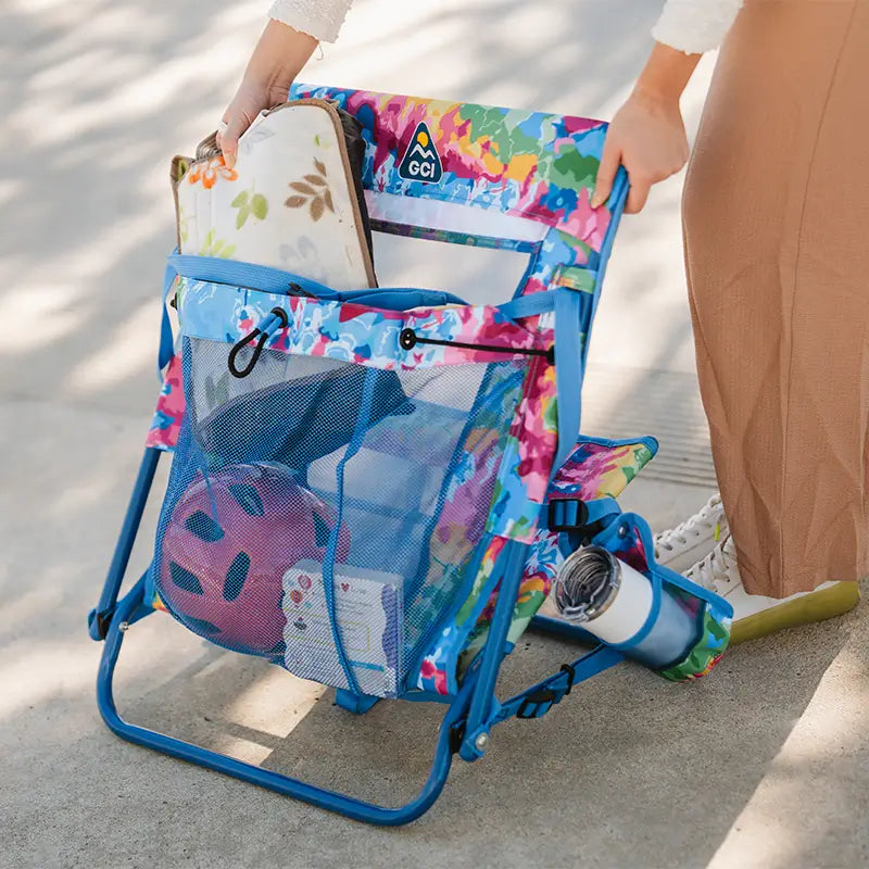 Sand-Friendly Everywhere Chair 2 - Choice 656 - Portable Heavy-Duty Low Boy Chair for Ocean Side Detail