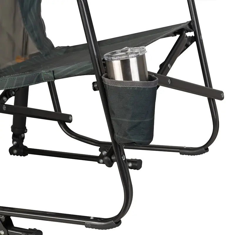Smooth Motion FirePit Rocker - Choice 737 - Freestyle Rocker Portable Outdoor Folding Chair Detail
