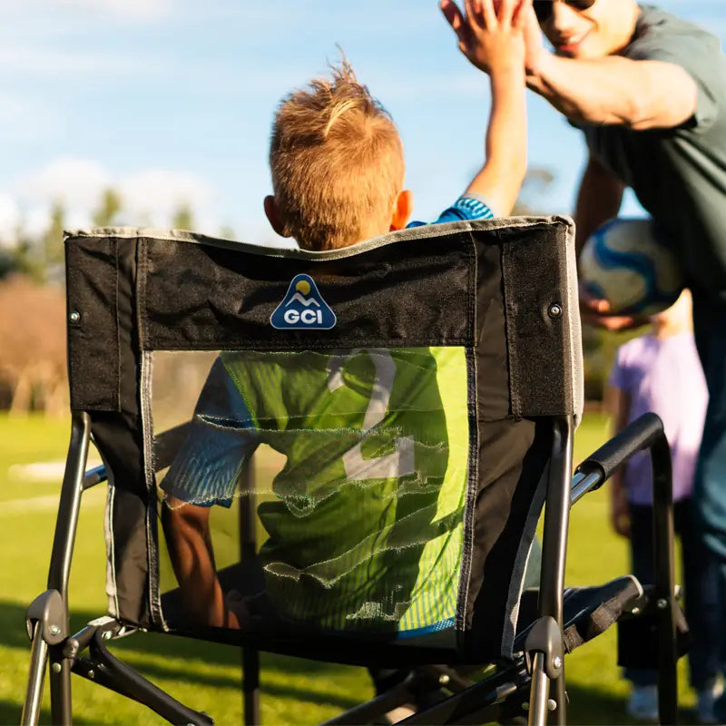 Premium All-Weather Freestyle Rocker - Choice 711 - Freestyle Rocker Portable Outdoor Folding Chair Detail