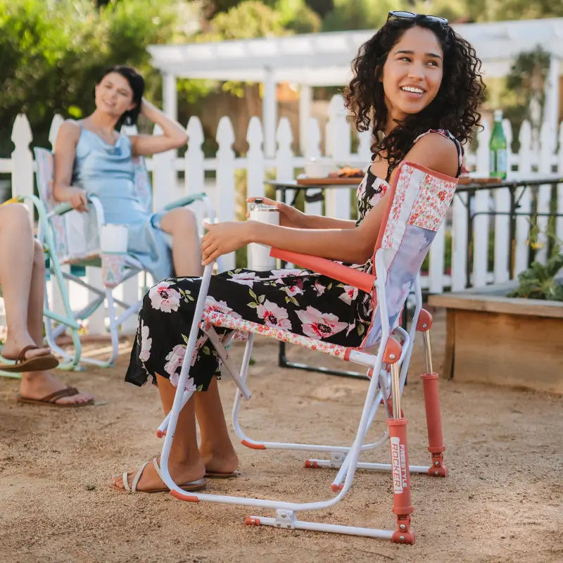 Premium All-Weather Freestyle Rocker - Choice 711 - Freestyle Rocker Portable Outdoor Folding Chair Detail