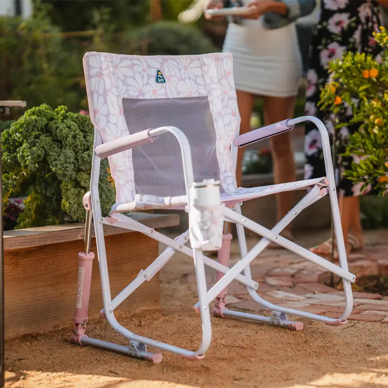 Premium All-Weather Freestyle Rocker - Choice 711 - Freestyle Rocker Portable Outdoor Folding Chair Detail