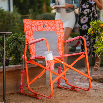 Premium All-Weather Freestyle Rocker - Choice 711 - Freestyle Rocker Portable Outdoor Folding Chair Detail