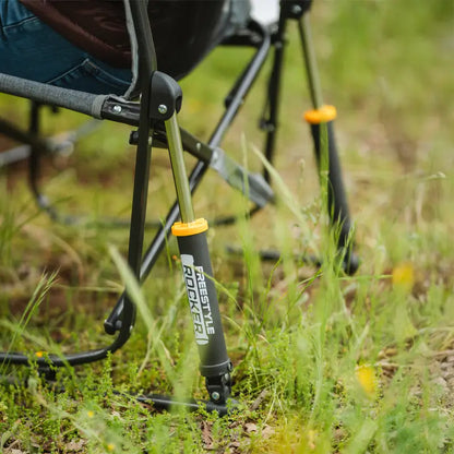 Premium All-Weather Freestyle Rocker - Choice 711 - Freestyle Rocker Portable Outdoor Folding Chair Detail