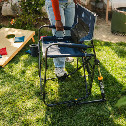 Premium All-Weather Freestyle Rocker - Choice 711 - Freestyle Rocker Portable Outdoor Folding Chair Detail