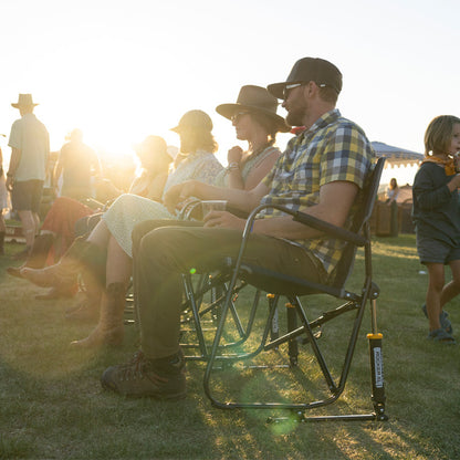 Heavy-Duty Freestyle Freestyle Rocker XL - Choice 552 - Patented Spring-Action Rocking Chair for Camping Detail