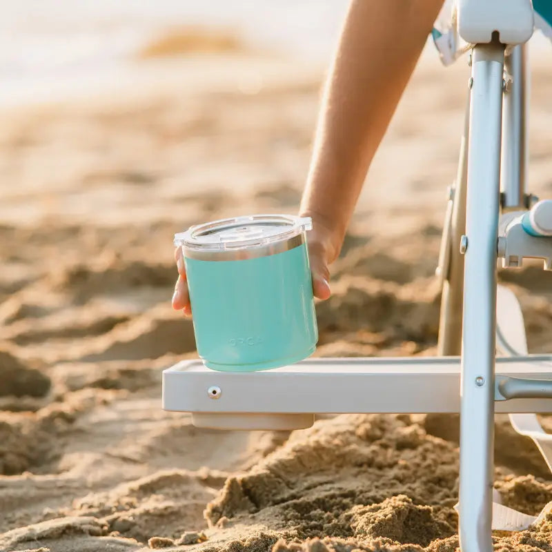 Sand-Friendly Big Surf with Slide Table - Choice 334 - Rust-Resistant Aluminum Sand-Friendly Lounge Chair Detail