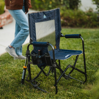 Heavy-Duty Freestyle Stowaway Rocker - Choice 794 - Patented Spring-Action Rocking Chair for Camping Detail