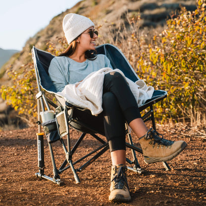 Luxury Camp Pod Rocker - Choice 933 - Patented Spring-Action Rocking Chair for Camping Detail