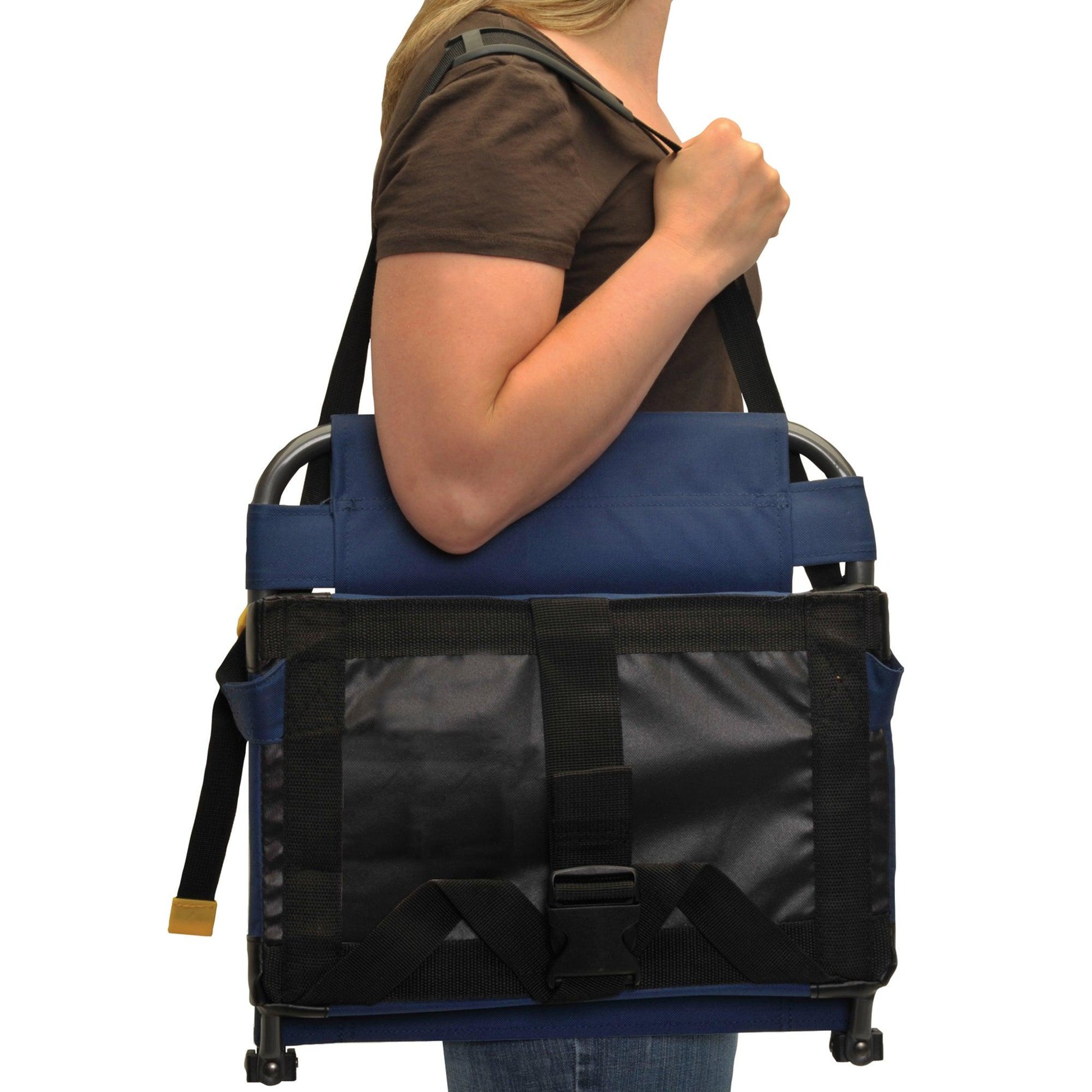 Ergonomic Back-Support BleacherBack - Choice 696 - Bleacher-Friendly Stadium Chair with Back Support Detail