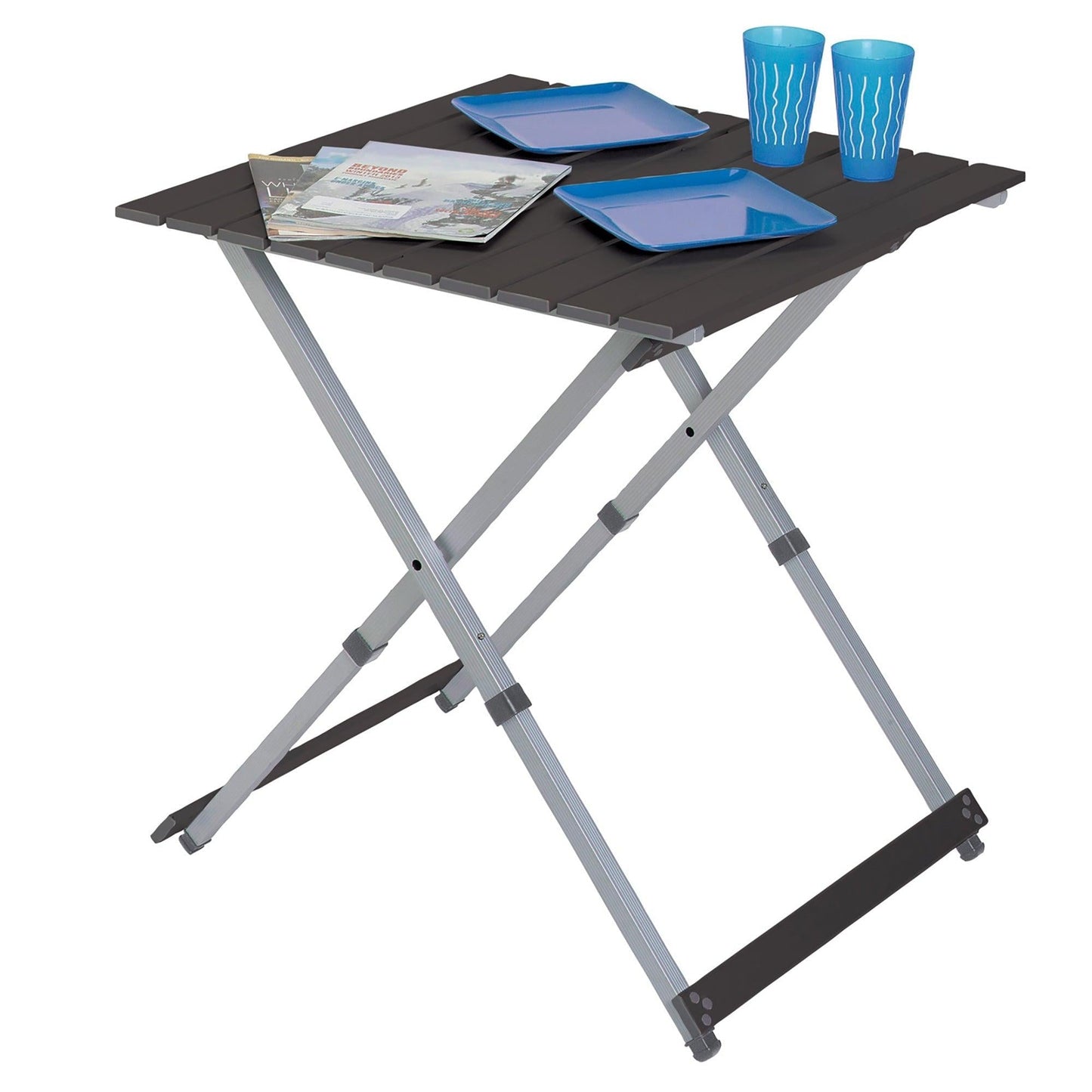 Slim-Fold Compact Camp Table 25 - Choice 214 - Portable Camping Table with Heat-Resistant Countertop Detail