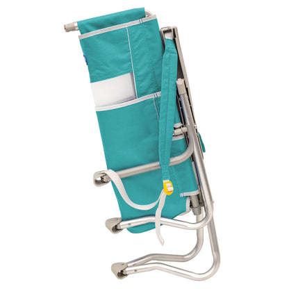 Sand-Friendly Bi-Fold Beach Chair - Choice 601 - Rust-Resistant Aluminum Sand-Friendly Lounge Chair Detail