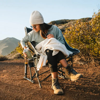 Luxury Camp Pod Rocker - Choice 933 - Patented Spring-Action Rocking Chair for Camping Detail