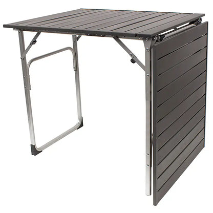 Slim-Fold Slim-Fold Table - Choice 196 - Slim-Fold Outdoor Cook Station with Storage Shelves Detail