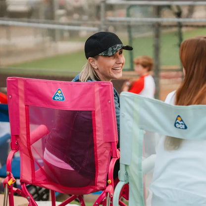 Heavy-Duty Freestyle Stowaway Rocker - Choice 794 - Patented Spring-Action Rocking Chair for Camping Detail