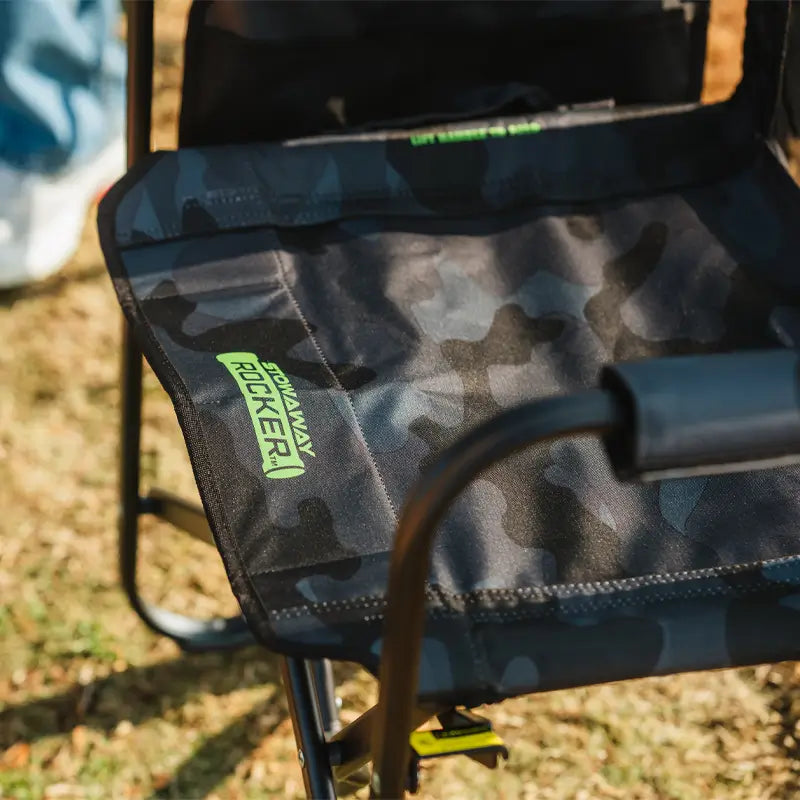 Heavy-Duty Freestyle Stowaway Rocker - Choice 794 - Patented Spring-Action Rocking Chair for Camping Detail