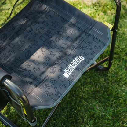 Heavy-Duty Freestyle Stowaway Rocker - Choice 794 - Patented Spring-Action Rocking Chair for Camping Detail