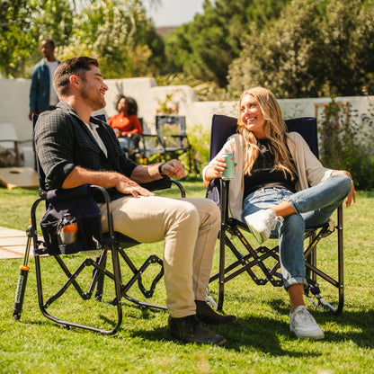 Heavy-Duty Freestyle Stowaway Rocker - Choice 794 - Patented Spring-Action Rocking Chair for Camping Detail