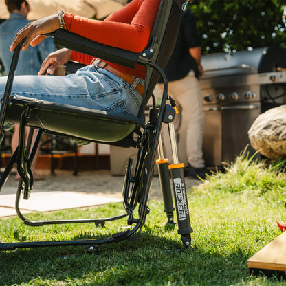 Heavy-Duty Freestyle Stowaway Rocker - Choice 794 - Patented Spring-Action Rocking Chair for Camping Detail