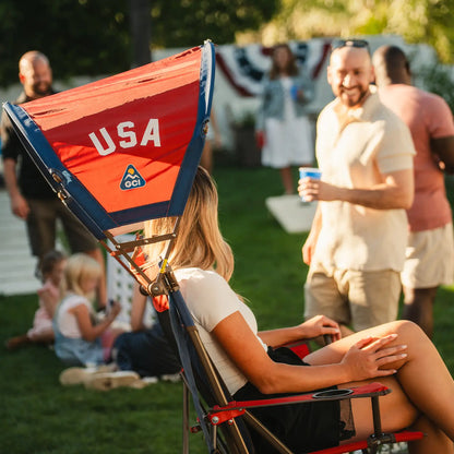 Heavy Duty SunShade Accessory - USA Anniversary Deluxe - Choice 917 - SunShade Canopy for Beach & Camping Detail