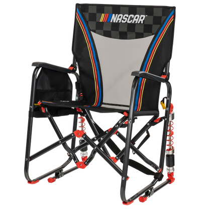 Heavy-Duty Freestyle Adjustable Rocker - NASCAR - Choice 899 - Heavy-Duty Kickback Rocker with Beverage Holder Detail