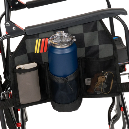 Heavy-Duty Freestyle Adjustable Rocker - NASCAR - Choice 899 - Heavy-Duty Kickback Rocker with Beverage Holder Detail