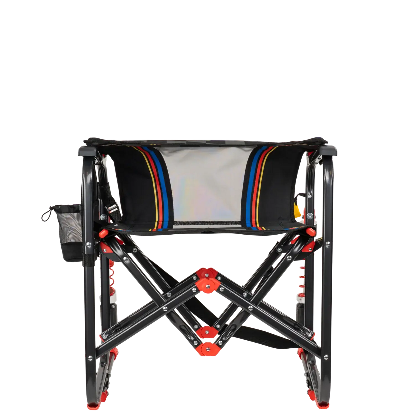 Heavy-Duty Freestyle Adjustable Rocker - NASCAR - Choice 899 - Heavy-Duty Kickback Rocker with Beverage Holder Detail