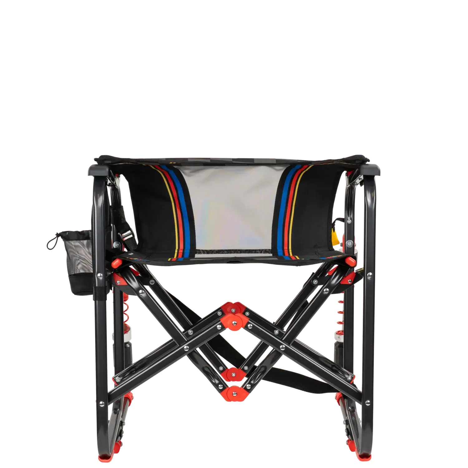 Heavy-Duty Freestyle Adjustable Rocker - NASCAR - Choice 899 - Heavy-Duty Kickback Rocker with Beverage Holder Detail