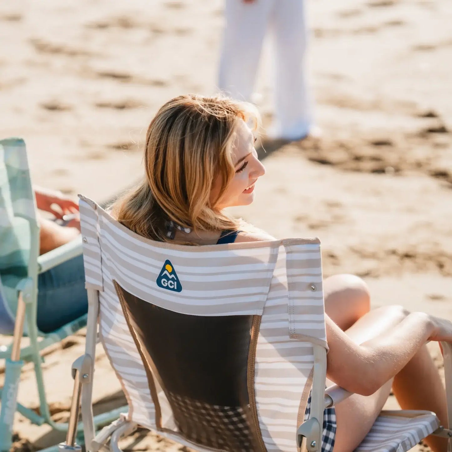 Premium All-Weather Beach Rocker - Choice 712 - RoadTrip Rocker Smooth Motion Camp Chair Detail