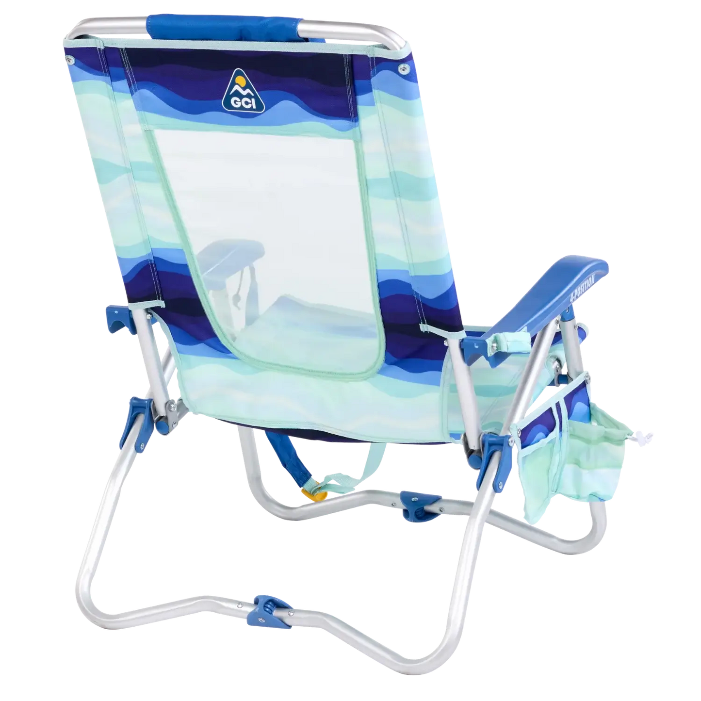Sand-Friendly Bi-Fold Beach Chair - Choice 601 - Rust-Resistant Aluminum Sand-Friendly Lounge Chair Detail
