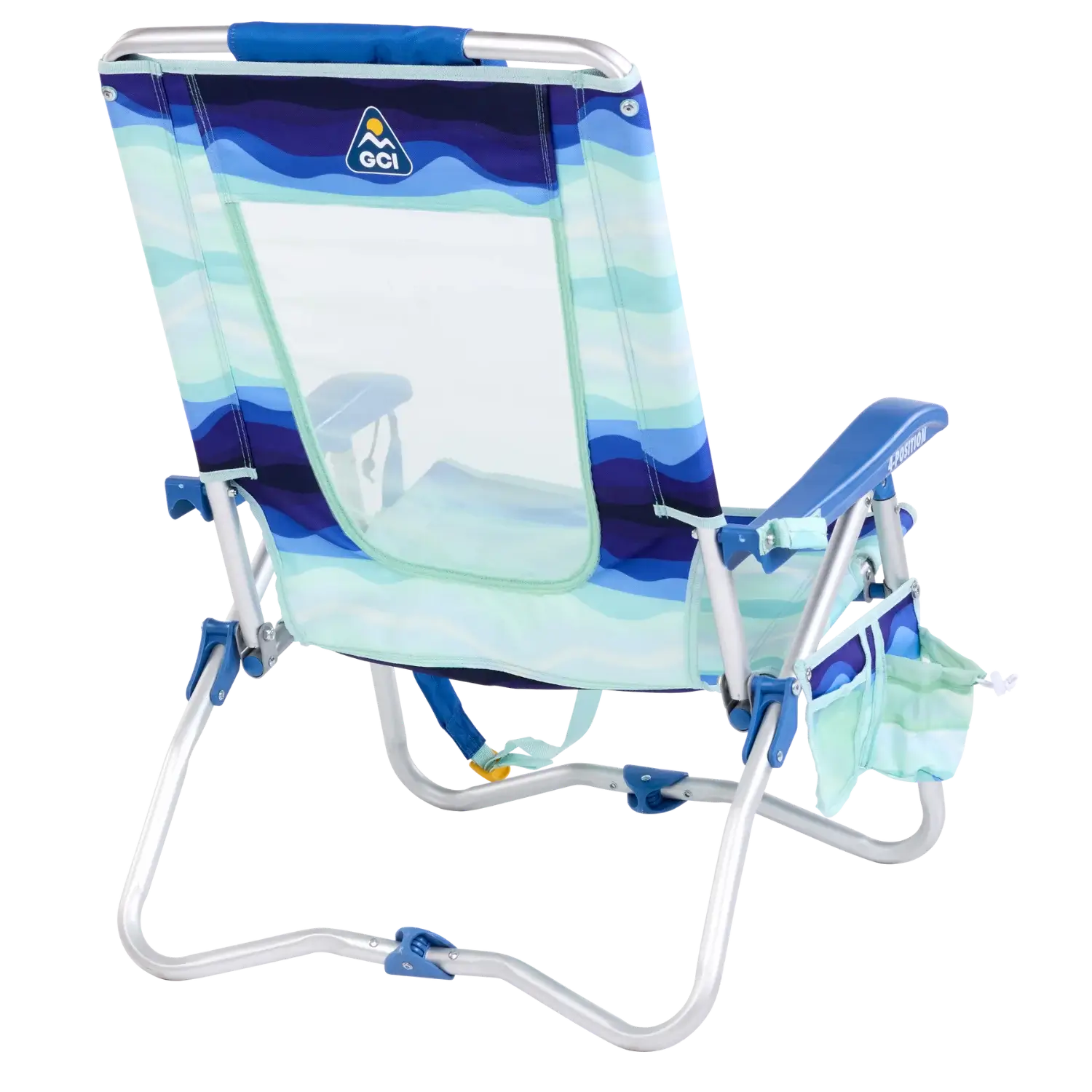 Sand-Friendly Bi-Fold Beach Chair - Choice 601 - Rust-Resistant Aluminum Sand-Friendly Lounge Chair Detail