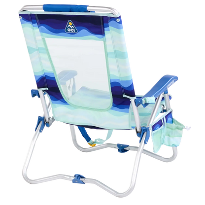 Sand-Friendly Bi-Fold Beach Chair - Choice 601 - Rust-Resistant Aluminum Sand-Friendly Lounge Chair Detail