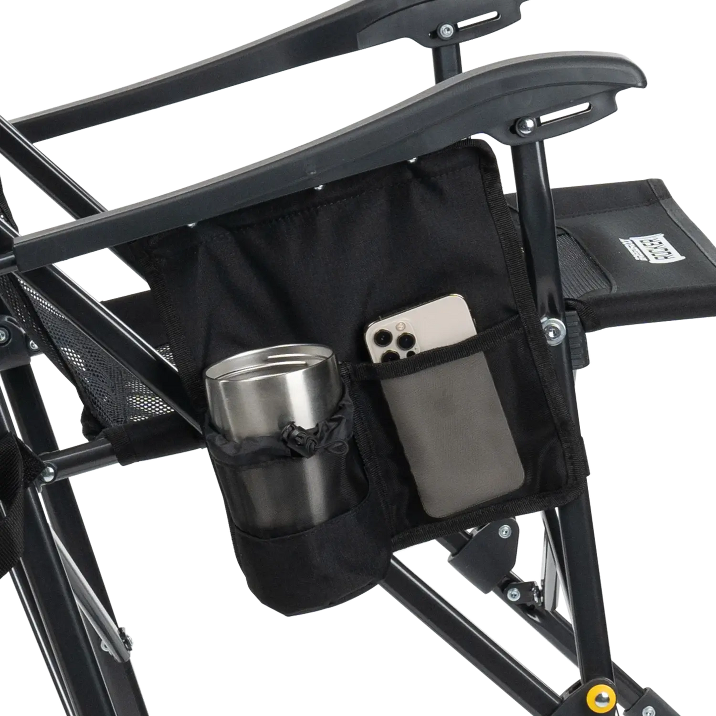 Heavy-Duty Freestyle BreezeRocker - Choice 504 - Heavy-Duty Kickback Rocker with Beverage Holder Detail