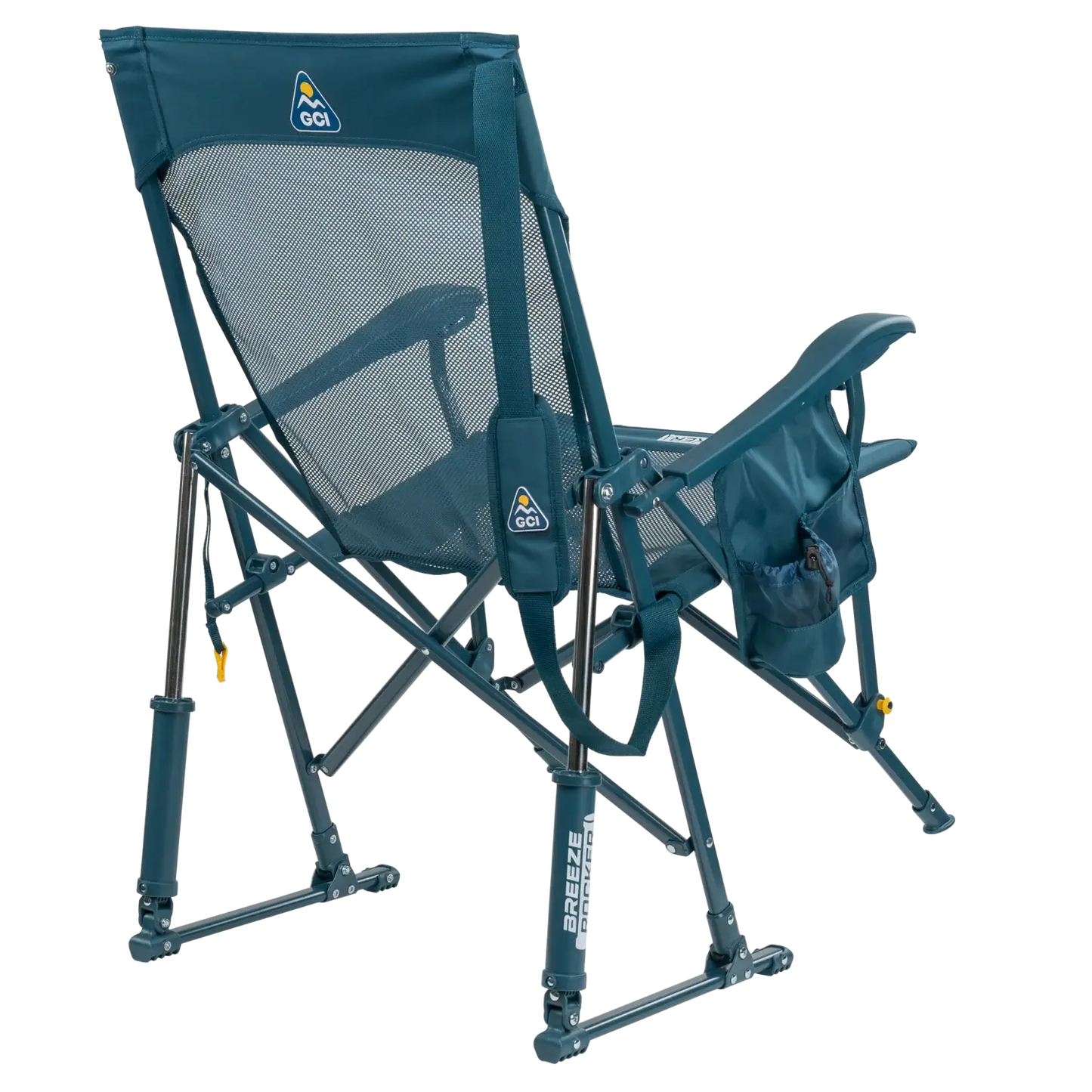 Heavy-Duty Freestyle BreezeRocker - Choice 504 - Heavy-Duty Kickback Rocker with Beverage Holder Detail