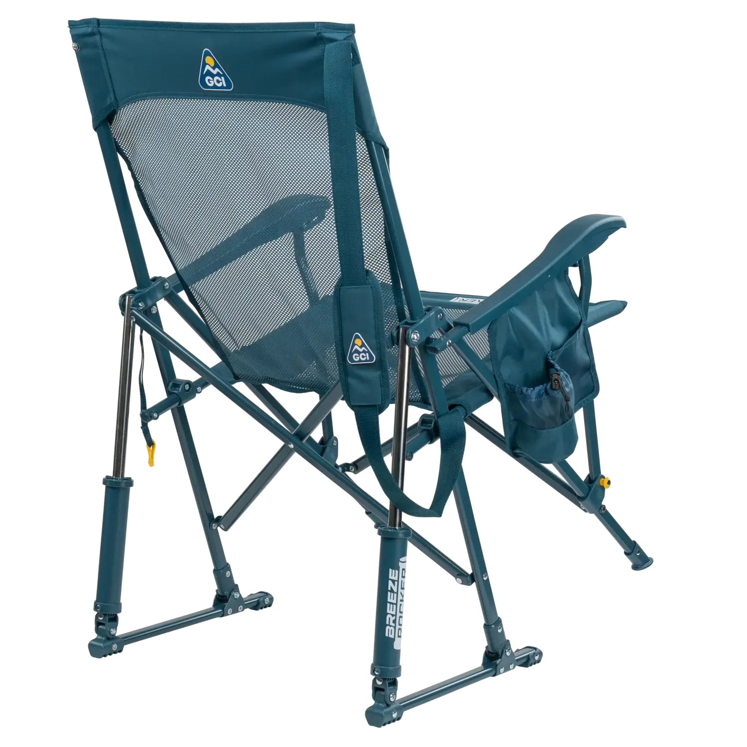 Heavy-Duty Freestyle BreezeRocker - Choice 504 - Heavy-Duty Kickback Rocker with Beverage Holder Detail