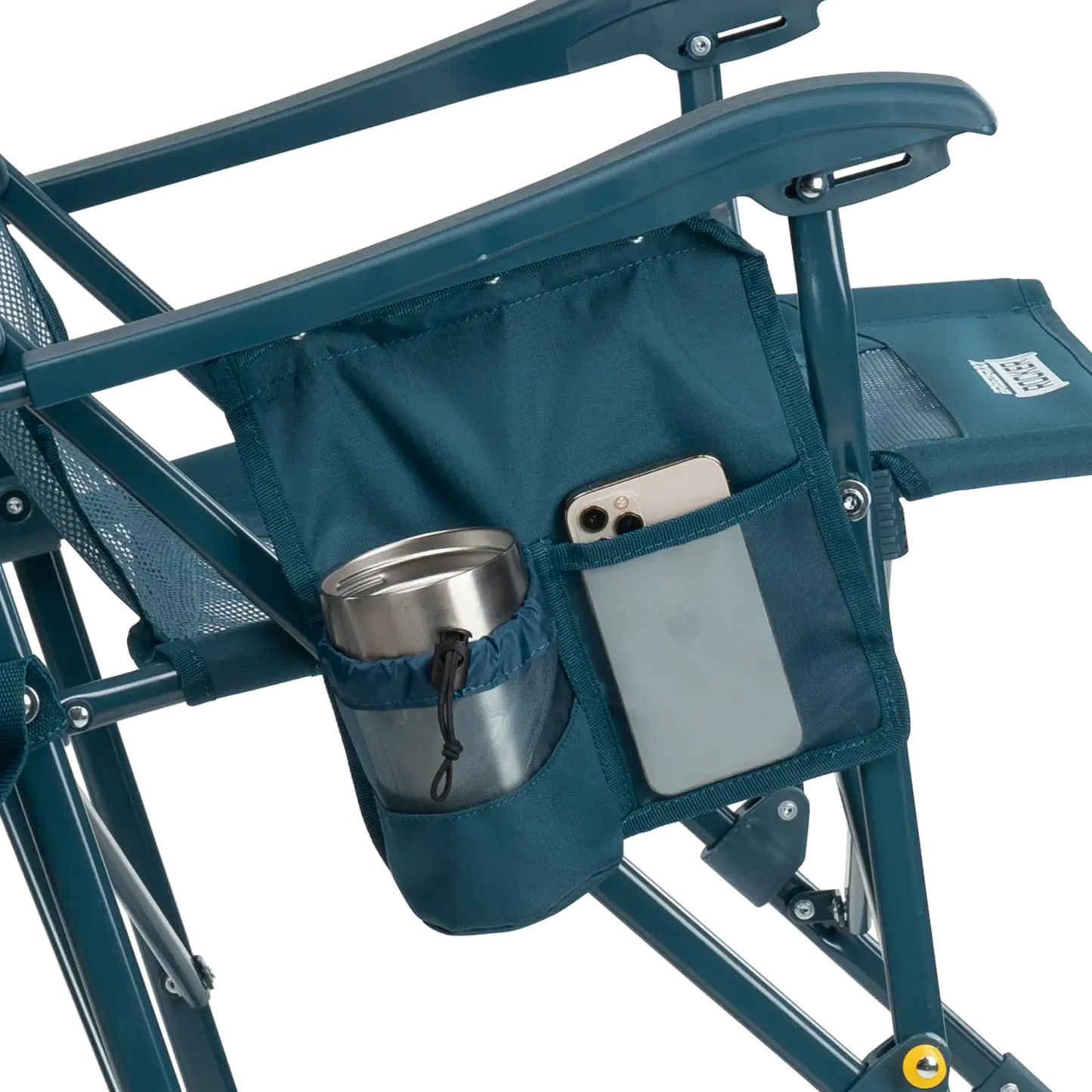 Heavy-Duty Freestyle BreezeRocker - Choice 504 - Heavy-Duty Kickback Rocker with Beverage Holder Detail