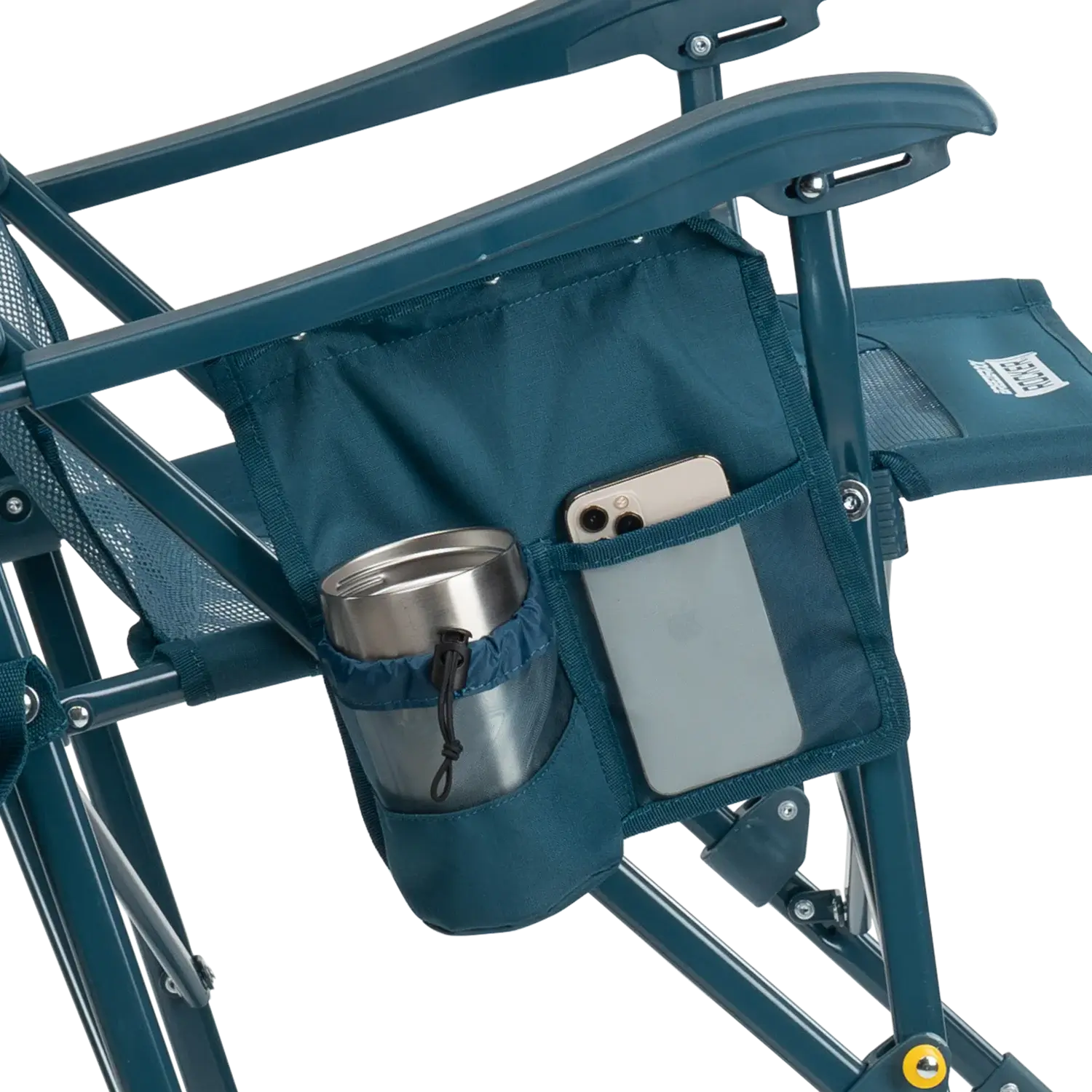 Heavy-Duty Freestyle BreezeRocker - Choice 504 - Heavy-Duty Kickback Rocker with Beverage Holder Detail