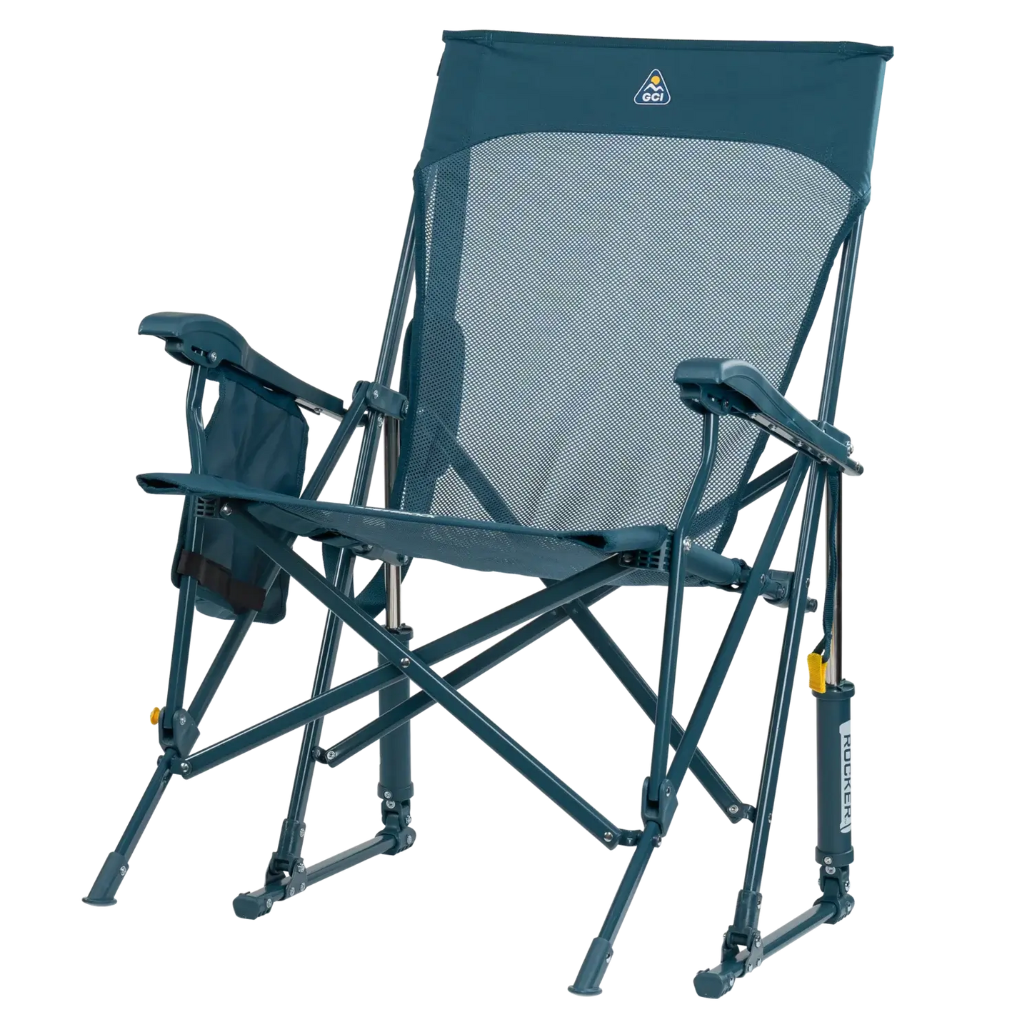 Heavy-Duty Freestyle BreezeRocker - Choice 504 - Heavy-Duty Kickback Rocker with Beverage Holder Detail