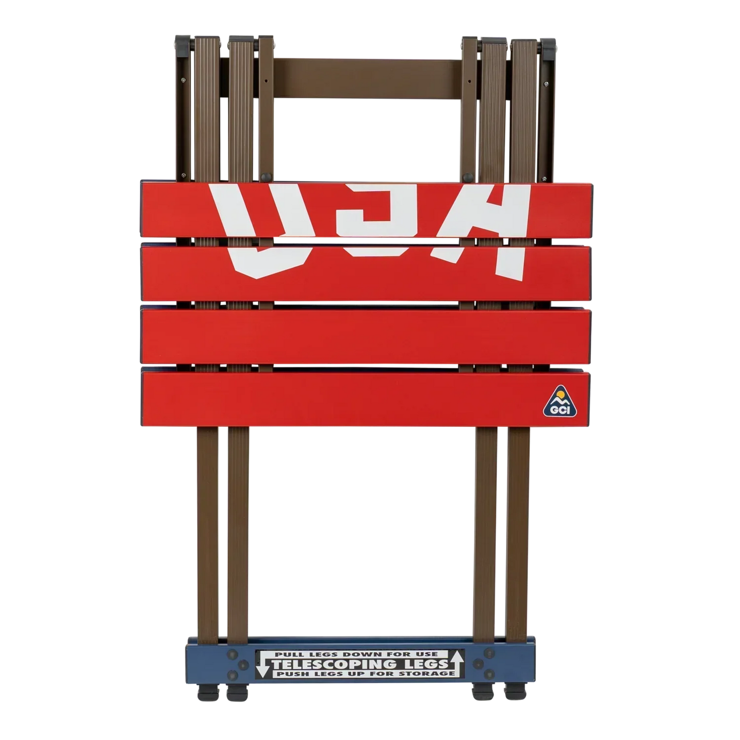 Multi-Functional Cook Compact Camp Table 20 - USA Anniversary Deluxe - Choice 757 - Master Outdoor Kitchen Station for Tailgating & BBQ Detail
