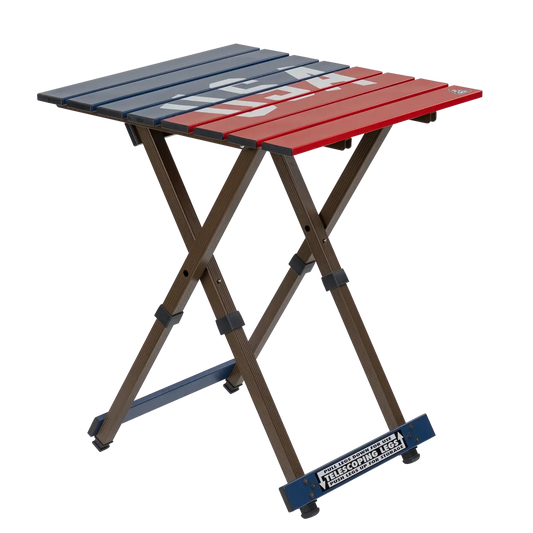 Multi-Functional Cook Compact Camp Table 20 - USA Anniversary Deluxe - Choice 757 - Master Outdoor Kitchen Station for Tailgating & BBQ - Default Title