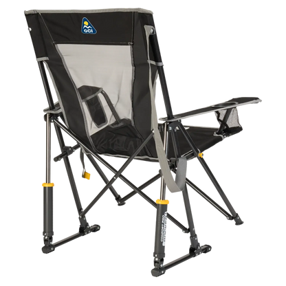 Luxury Camp Comfort Pro Rocker - Choice 375 - Patented Spring-Action Rocking Chair for Camping Detail