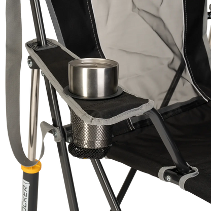 Luxury Camp Comfort Pro Rocker - Choice 375 - Patented Spring-Action Rocking Chair for Camping Detail