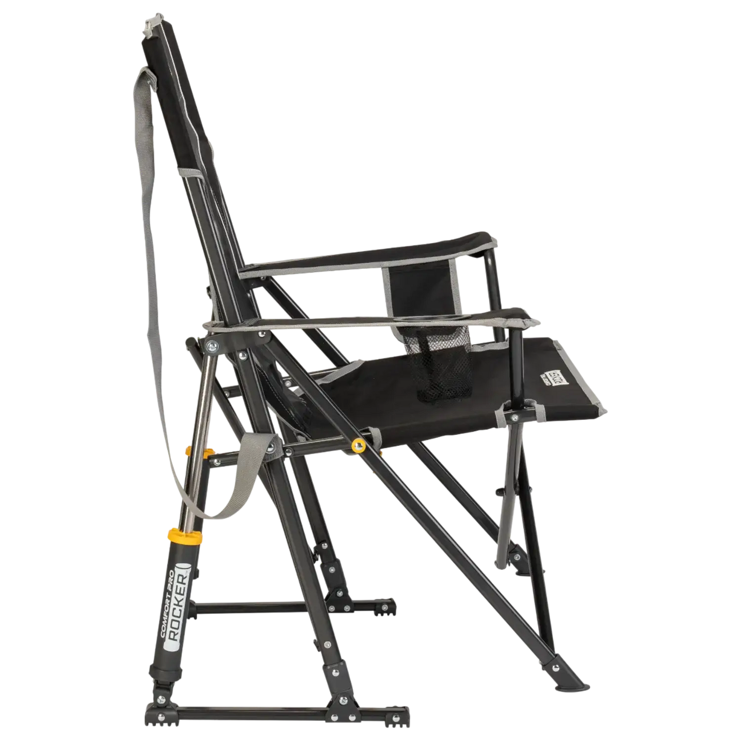 Luxury Camp Comfort Pro Rocker - Choice 375 - Patented Spring-Action Rocking Chair for Camping Detail