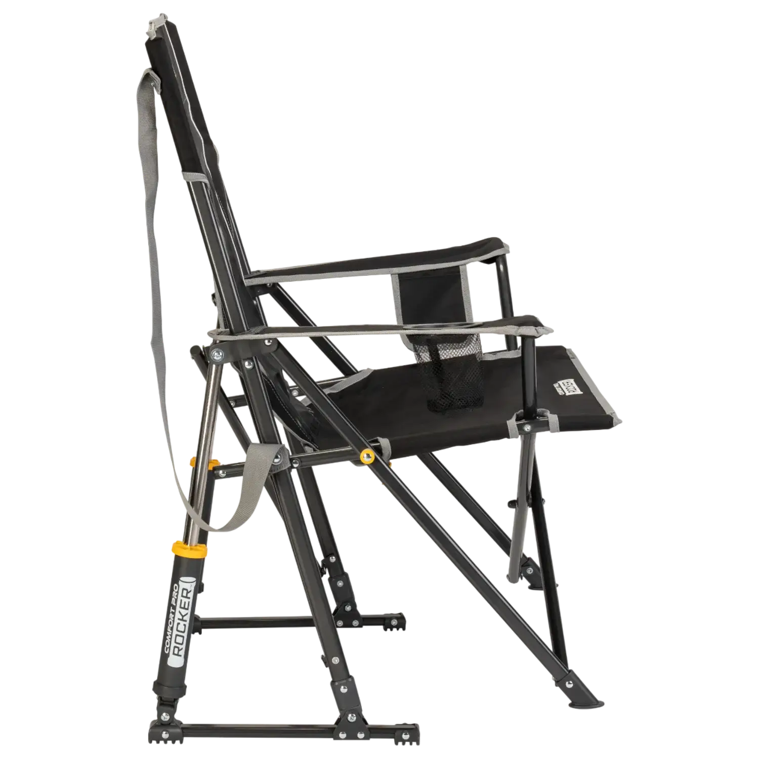 Luxury Camp Comfort Pro Rocker - Choice 375 - Patented Spring-Action Rocking Chair for Camping Detail