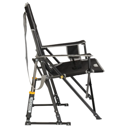 Luxury Camp Comfort Pro Rocker - Choice 375 - Patented Spring-Action Rocking Chair for Camping Detail