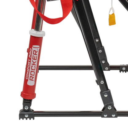 Premium All-Weather College Comfort Pro Rocker - Nebraska Cornhuskers - Choice 161 - Heavy-Duty Kickback Rocker with Beverage Holder Detail