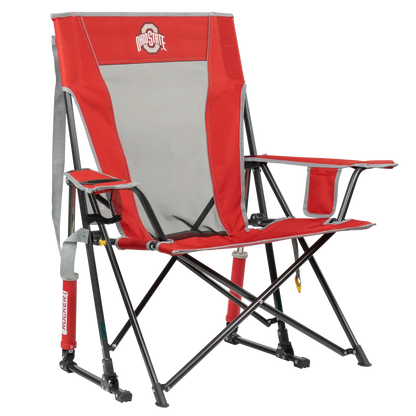 Smooth Motion College Comfort Pro Rocker - Ohio State Buckeyes - Choice 676 - RoadTrip Rocker Smooth Motion Camp Chair - Default Title