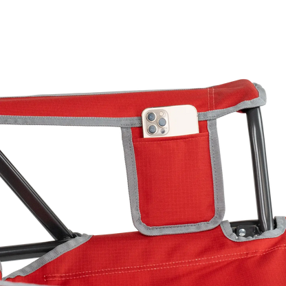 Smooth Motion College Comfort Pro Rocker - Ohio State Buckeyes - Choice 676 - RoadTrip Rocker Smooth Motion Camp Chair Detail